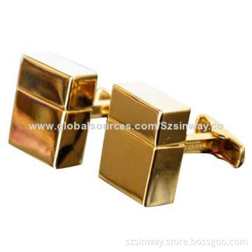 Stainless Cufflinks USB Flash Drives with Logos Printing, 2-32GB